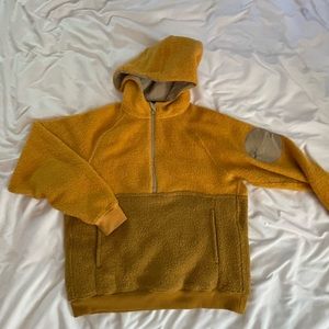 OUTDOOR VOICES megafleece-half-zip-hoodie RARE